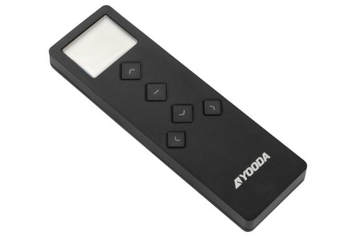 Pilot do rolet Yooda CARO 5-kanałowy z programatorem czasowym, YSH, czarny