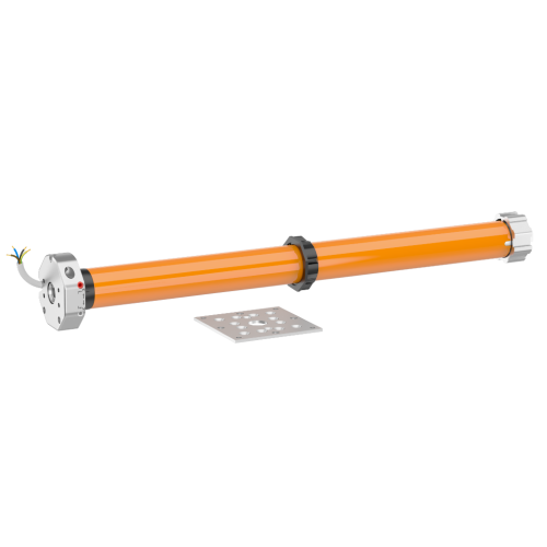 Silnik do rolet Aluprof YYGL45M 30NM NHK z mechanicznymi wyłącznikami krańcowymi i awaryjnym napędem ręcznym ANR.