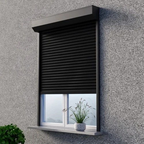 Rolety zewnętrzne adaptacyjne kolor – czarny RAL-9005