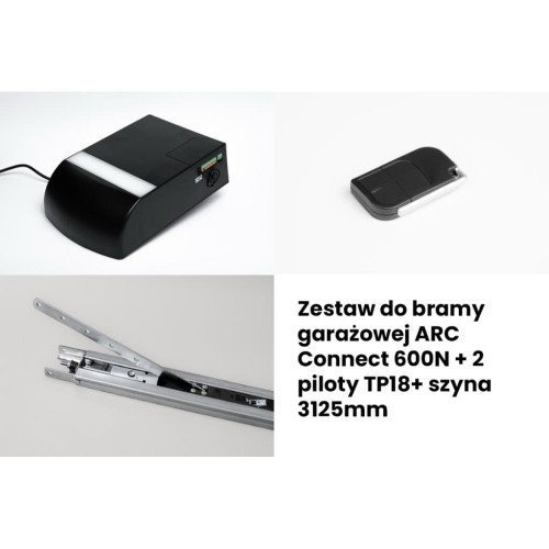 tenpilot-zestaw-do-bramy-garazowej-arc-connect-600n-2-piloty-tp18-szyna-3125mm