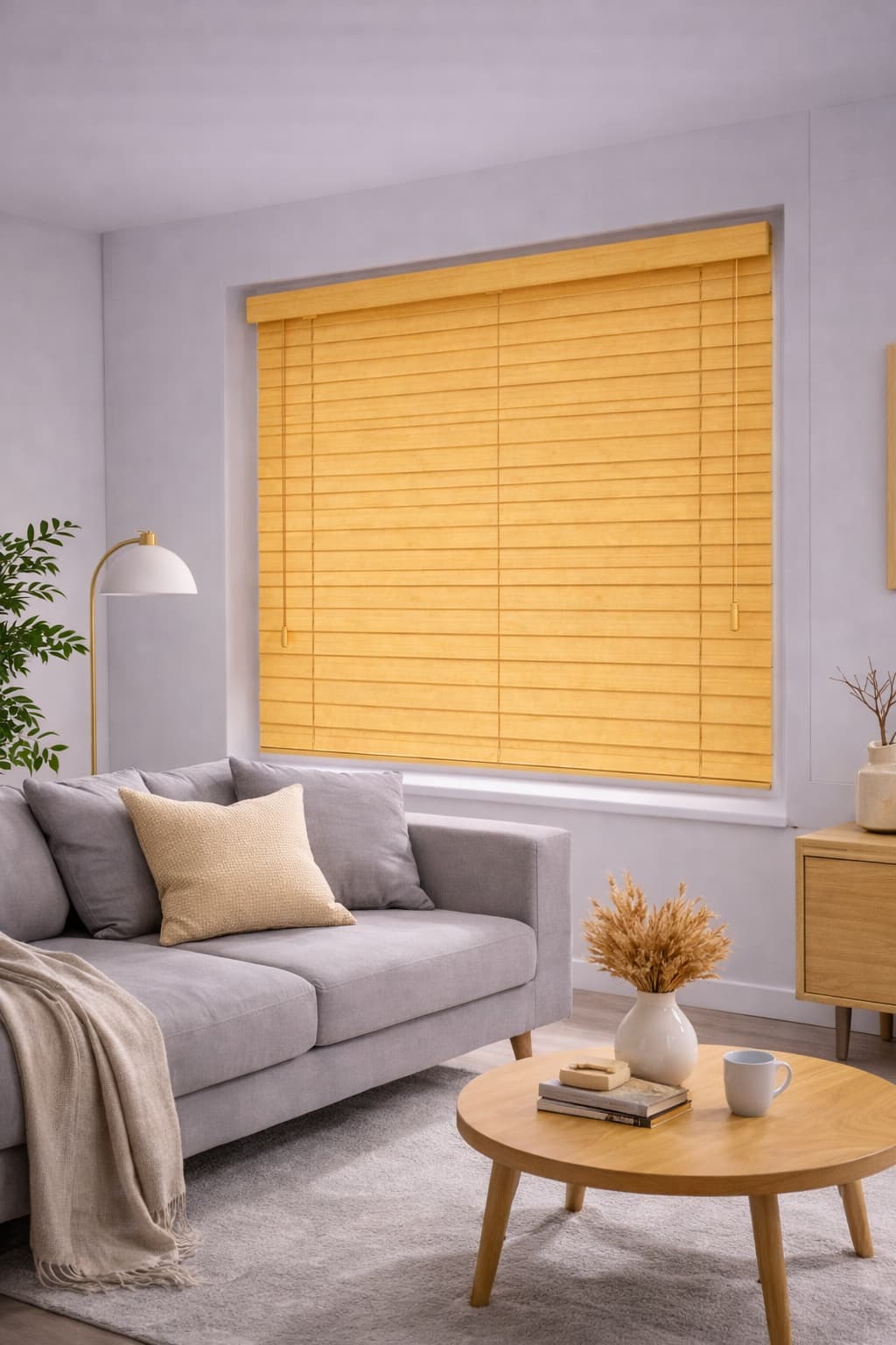 Żaluzja bambusowa jasny brąz